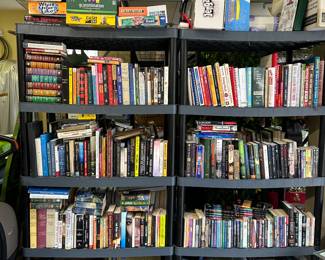 Hardback and paperback books