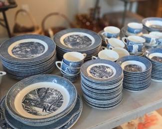 Extensive Courier & Ives collection
