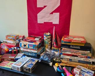 Lots of board games and playing cards!