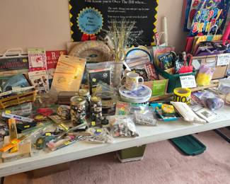 Tons of craft and party supplies!