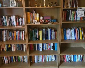 Tons of books! Hobby books, cookbooks, religious books, and much more!