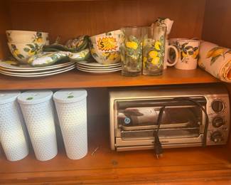 Norfolk dishware ! Appliances!