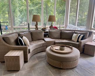 3 pc. Ballard Navio patio furniture.
Original price over $7,000.00