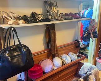 Vintage hats and furs