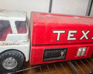 1960's Texaco Jet Fuel Tanker Truck 24",Pressed Steel, Used Condition