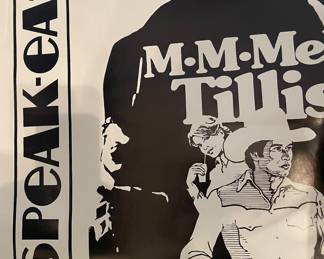 Fort Worth Texas 1980's Mel Tillis Poster from the Will Rogers Auditorium