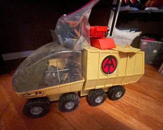 Vintage GI Joe Adventure Team Mobile Support Vehicle w/ Accessories