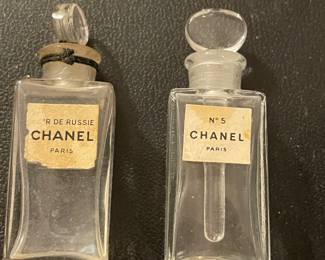 Two Mini Chanel Perfume bottles