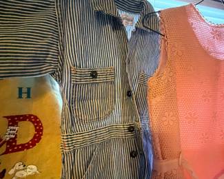 Pinstripe child's coveralls