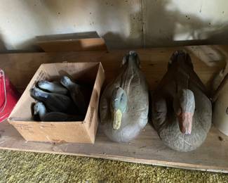 Vintage duck decoys