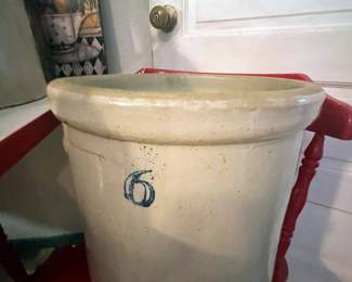 Six Gallon Red Wing Crock