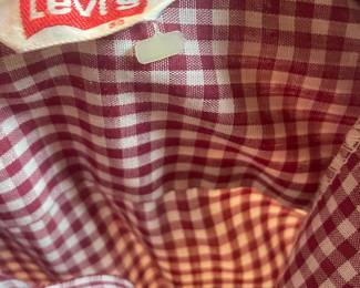 Vintage Levi Plaid shirt