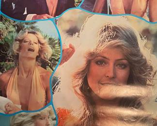 Vintage 1970's Farrah Fawcett Majors Poster