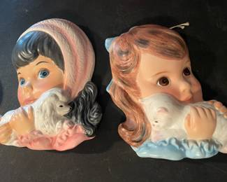 Vintage Ucagco Nursery Baby Wall Decor 1950's-60's