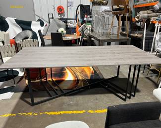 Amazing table 47 wide x 94.5 l x 29.5 h, brand new $150, there are 4 more! Perfect for that big family!