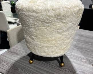 Cute stool with adorable feet, $40