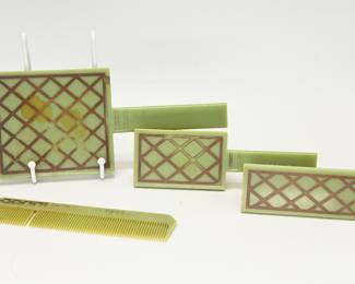 Art Deco Vanity Set