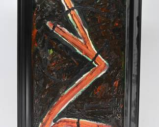 Brutalist Oil Painting