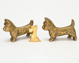 Brass Scotties