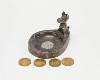 Pewter Scottie Ashtray