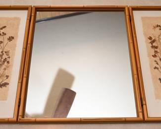 Pressed Flower Hall Mirror