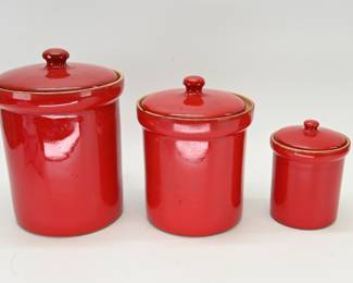 Red Canister Set
