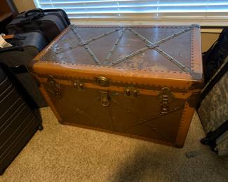 Vintage steamer trunk