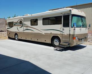 2000 Country Coach Intrigue 40 ft motorhome with 350 Cummins diesel motor.  110-gallon fuel capacity.  Very well maintained with $30,000.00 in upgrades in the last 2 years. 