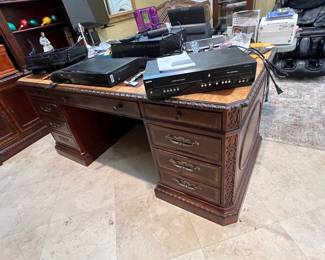 Very nice office set that is the same style and brand as the dining room set.  