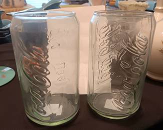 Vintage coke glasses