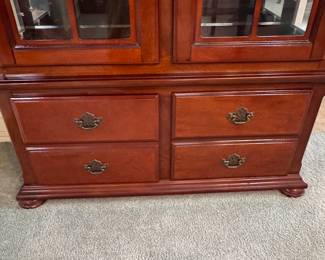 Two very deep drawers