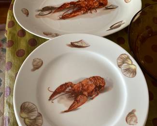 Kuba Porzellan Germany 6 plates and platter