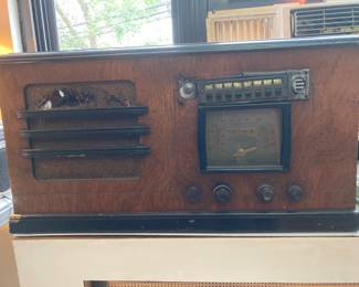 Radio interior is intact but cord is compromised