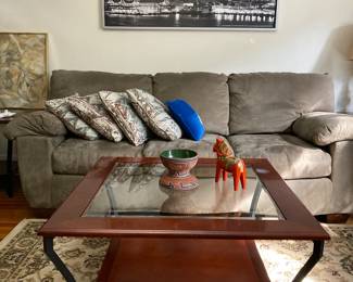 Sofa has a matching love seat