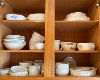 Lots of corning ware