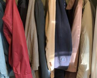 Small but nice section of mens clothing S/M mostly 80's