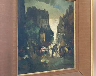 Older French oil painting