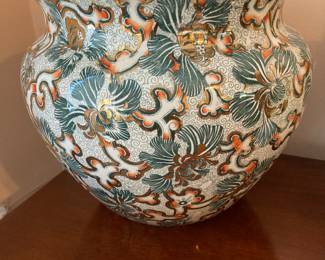 Victorian transferware jardiner