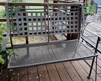 Rod iron 2 seater