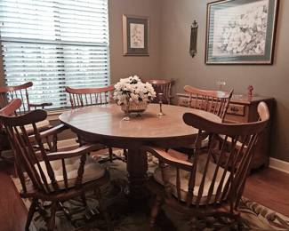 Dining set with 6 chairs