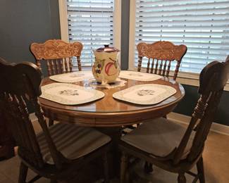 Kitchen dining set with 4 chairs