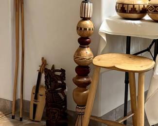 Handcrafted stool