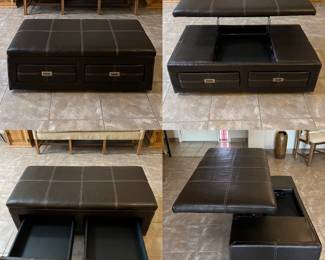 Lift Table Storage Ottoman