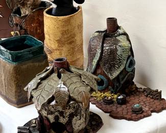 Stunning handcrafted fairy houses