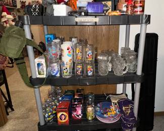 Winchester Hats; Collector Glasses; McDonalds Plates; Marlboro Unlimited Large Mugs and Canteen