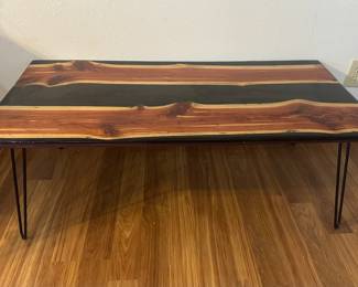 Handmade Coffee Table with Hairpin Legs