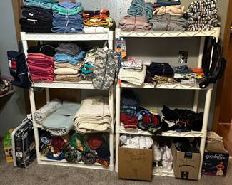 Towels; Wash Cloths; Blankets; Sheets; Pillow Cases; Socks; Hats; Gloves