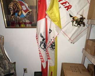 Winchester Flags; Budweiser Salutes Coast Guard Wall Mirror