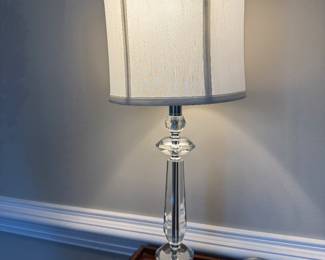 Silver Orchid Krista Crystal Table Lamp (pair)