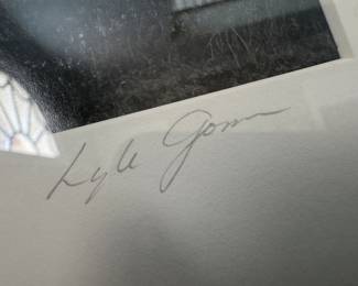 Framed Original Silver Gelatin Print Signed Lyle Gomes Edition 7/50 - 1998 (29"W x 17"H)